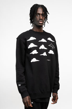 AROUND THE CLOUDS Recycled Unisex Crewneck