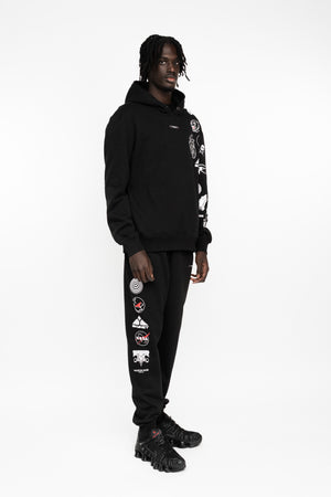 BATTLEPRINTS NOIR Recycled Hoodie Twinset