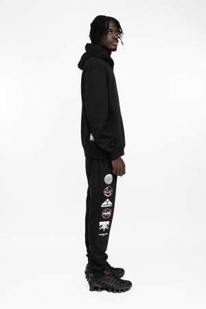 BATTLEPRINTS NOIR Recycled Hoodie Twinset