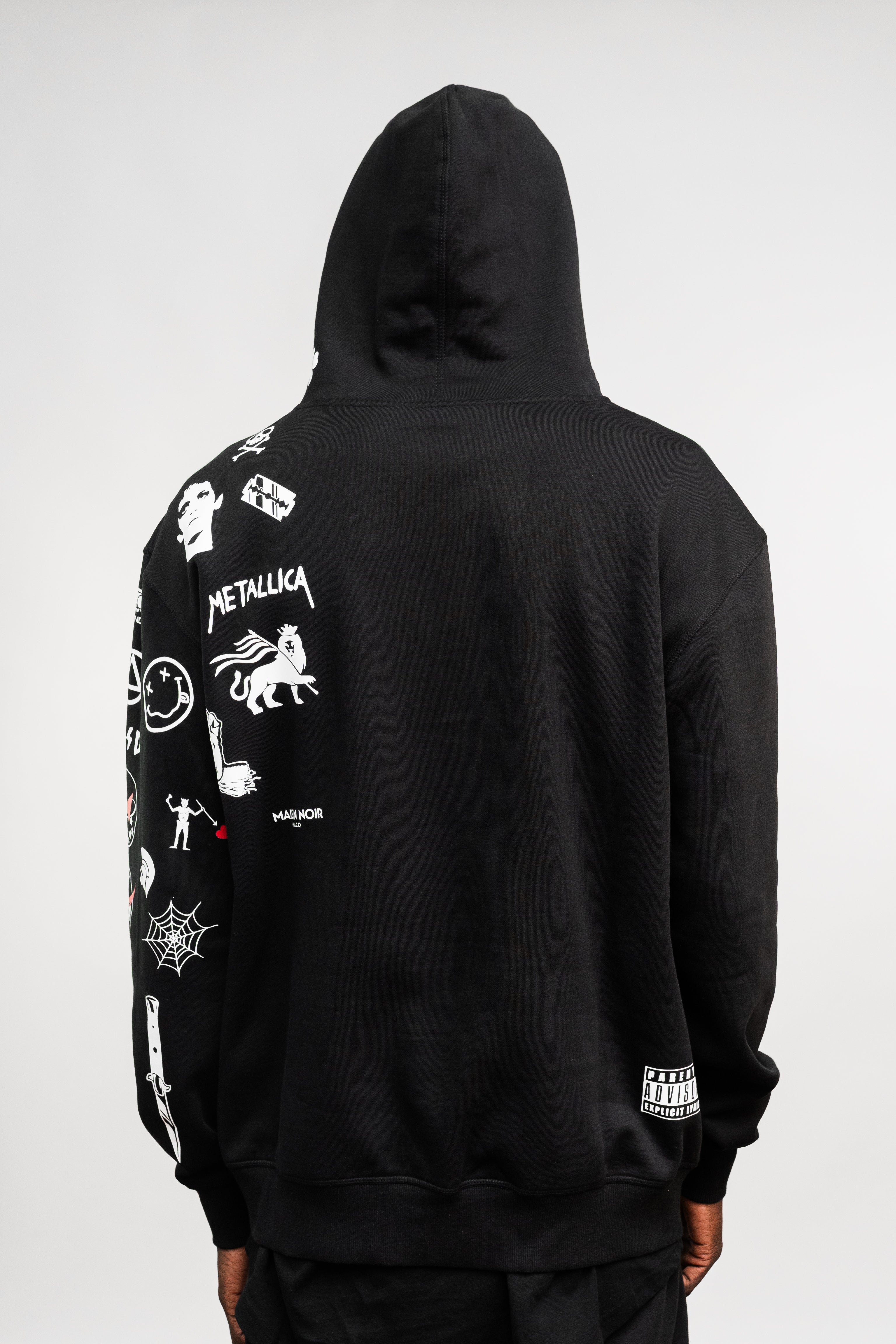 BATTLEPRINTS NOIR Recycled Hoodie Twinset