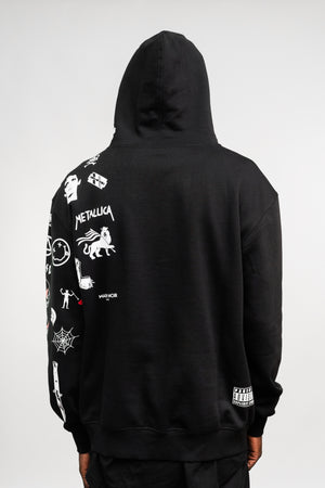 BATTLEPRINTS NOIR Recycled Hoodie Twinset