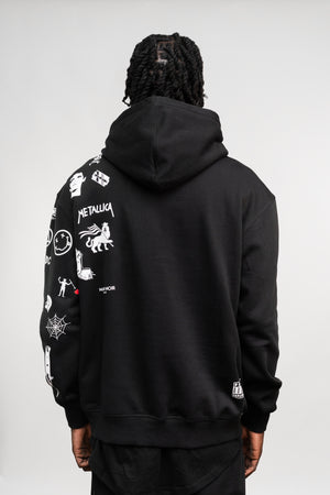 BATTLEPRINTS NOIR Recycled Unisex Hoodie