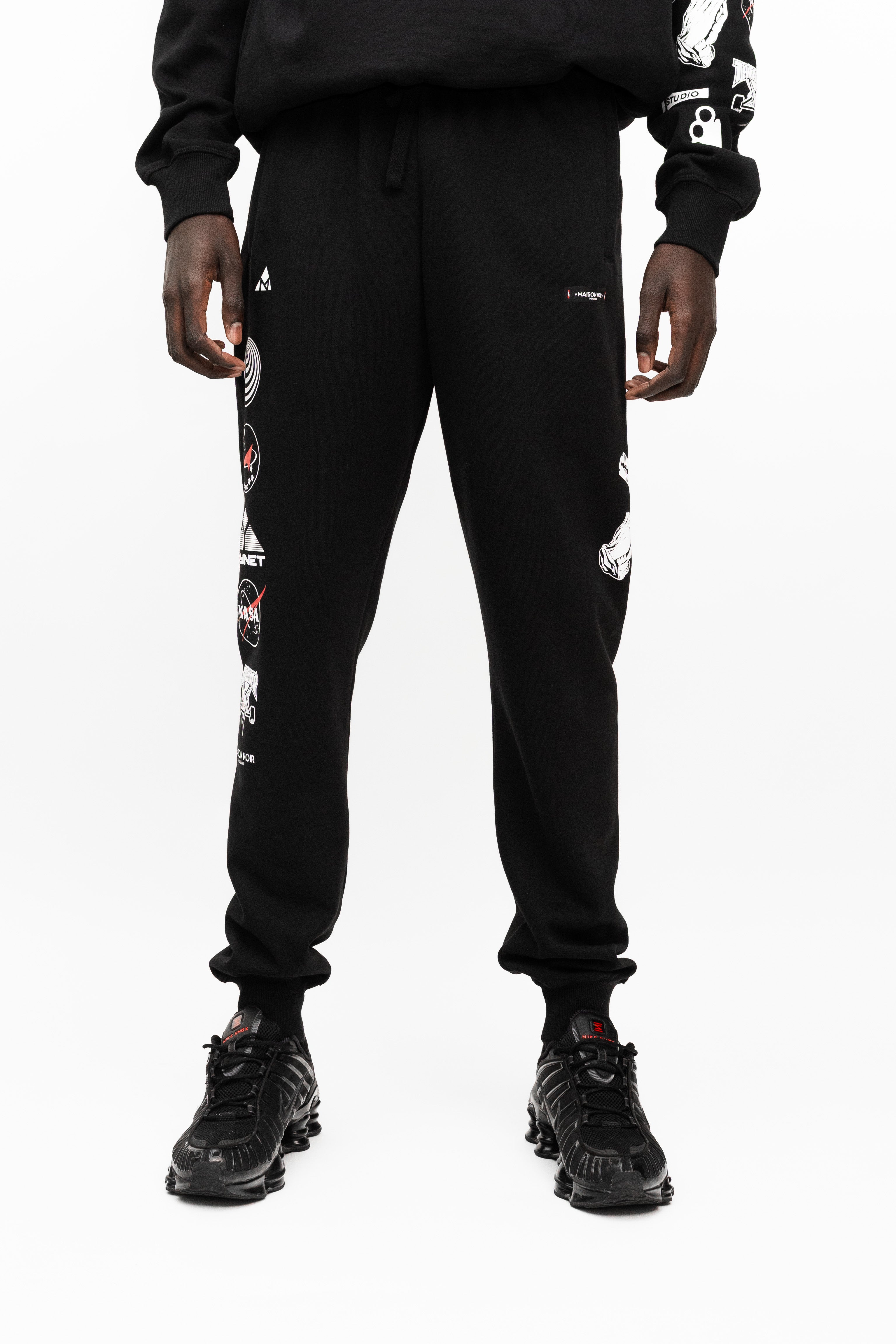 BATTLEPRINTS NOIR Recycled Hoodie Twinset