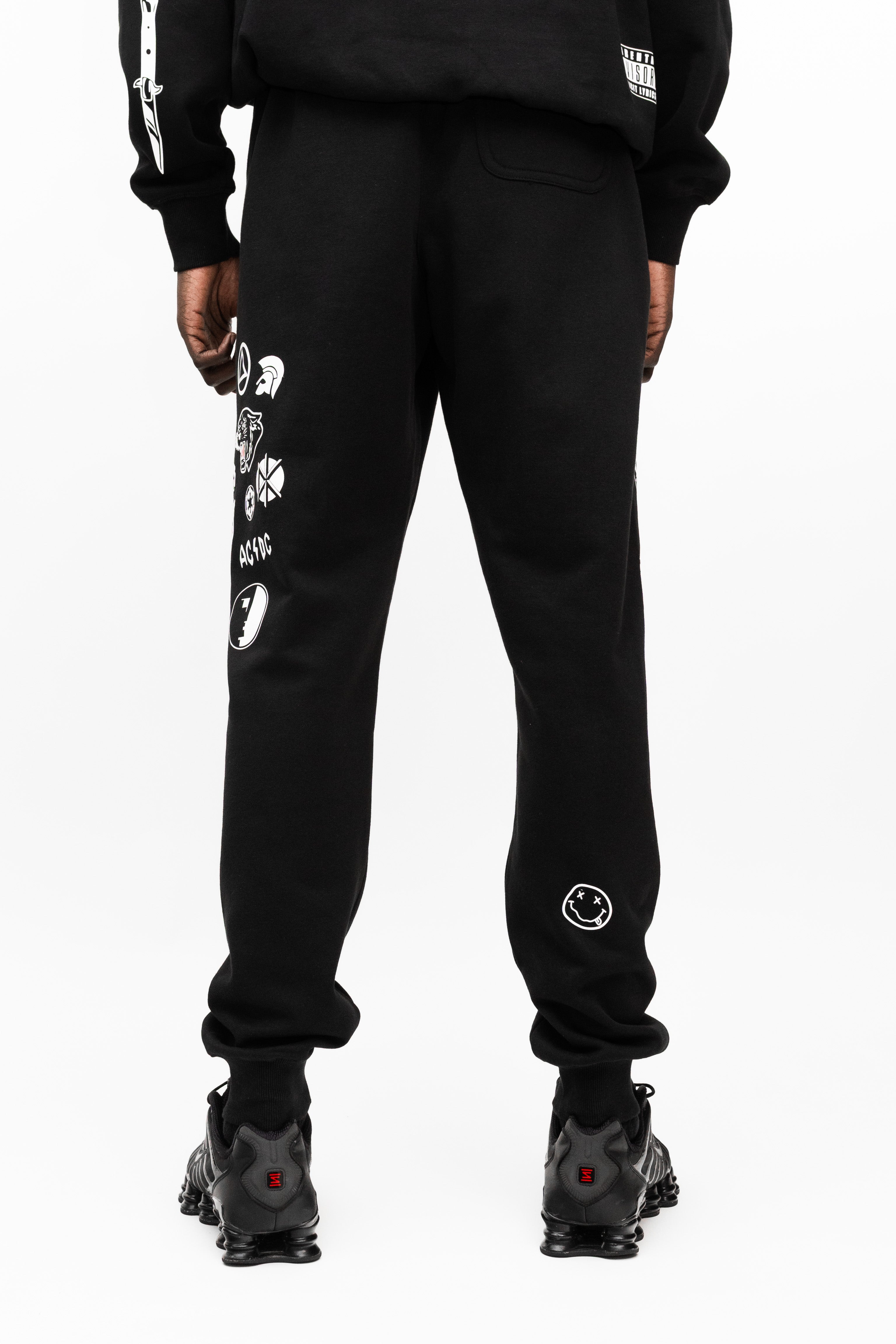 BATTLEPRINTS NOIR Recycled Hoodie Twinset