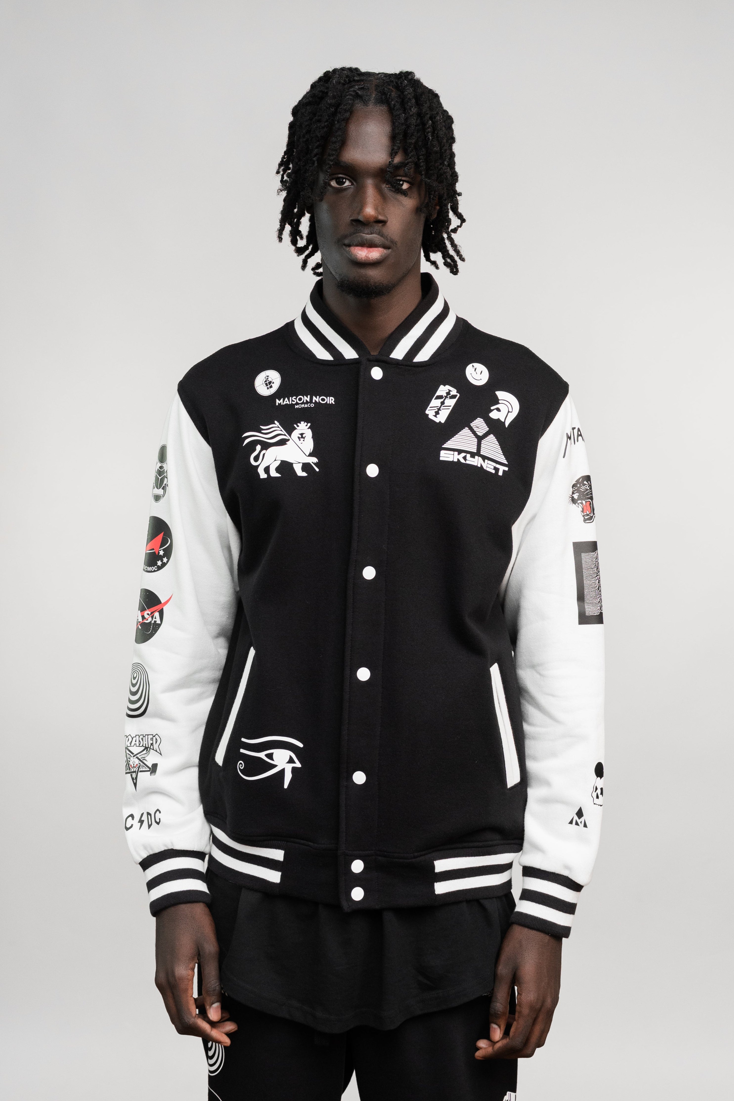 BATTLEPRINTS NOIR Unisex Varsity Jacket