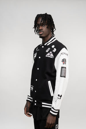BATTLEPRINTS NOIR Unisex Varsity Jacket