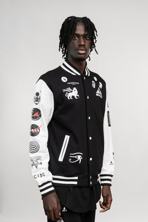 BATTLEPRINTS NOIR Unisex Varsity Jacket