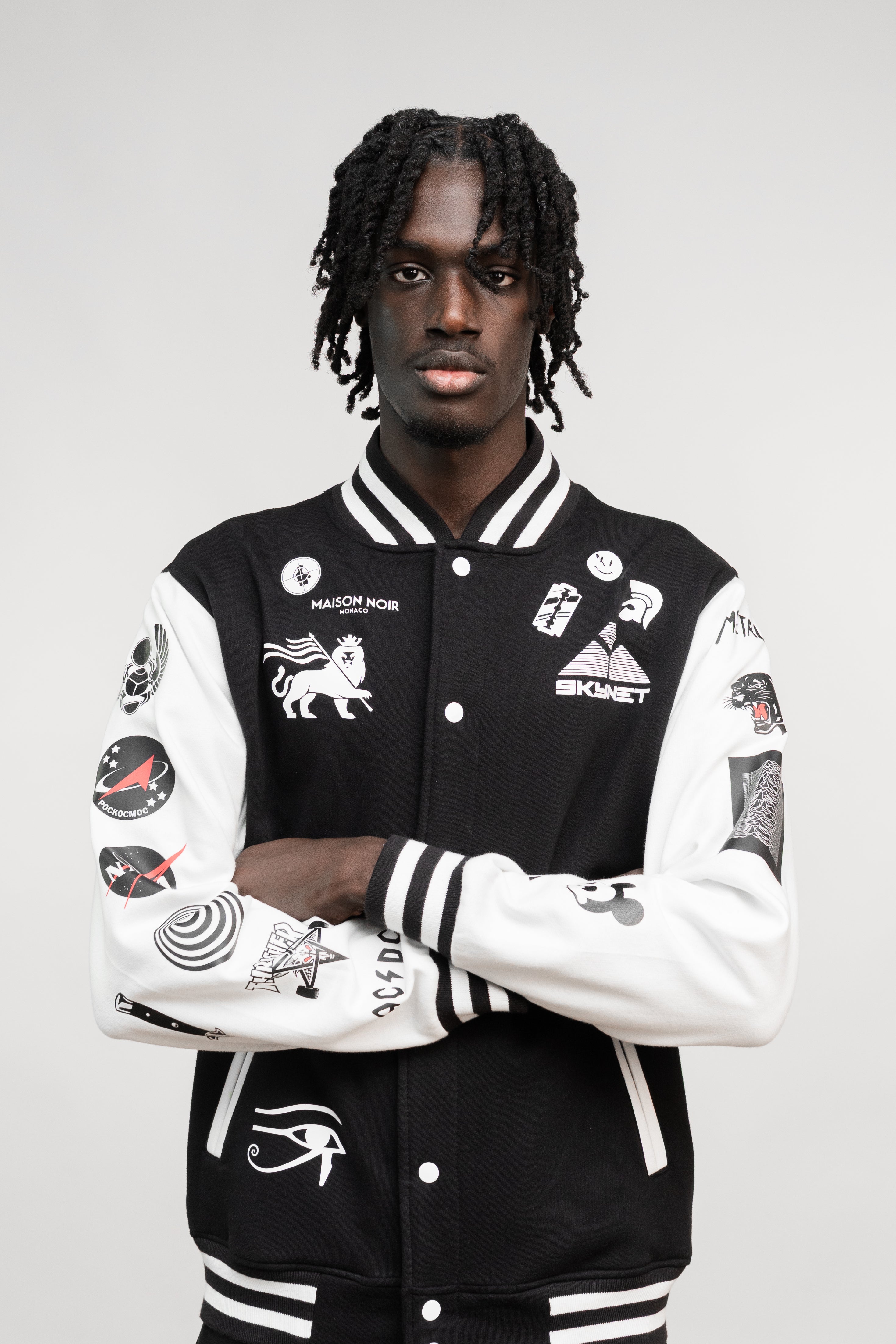 BATTLEPRINTS NOIR Unisex Varsity Jacket