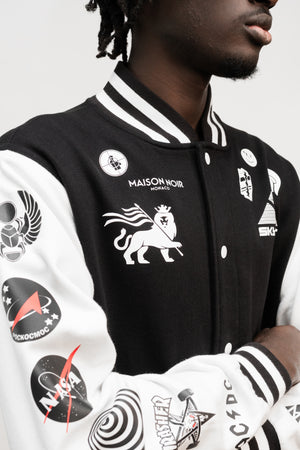 BATTLEPRINTS NOIR Unisex Varsity Jacket
