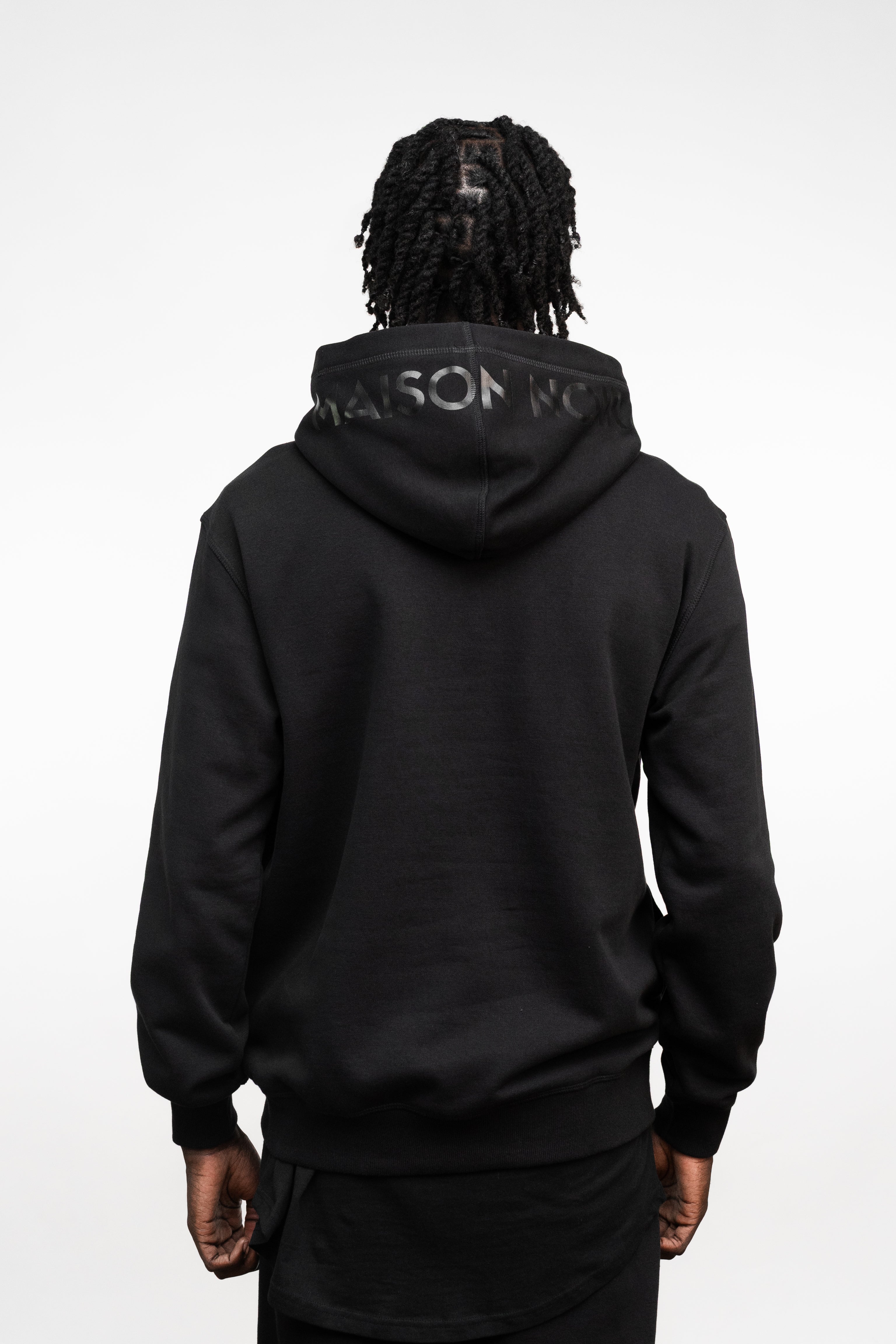 ESSENTIAL NOIR Recycled Unisex Hoodie Twinset