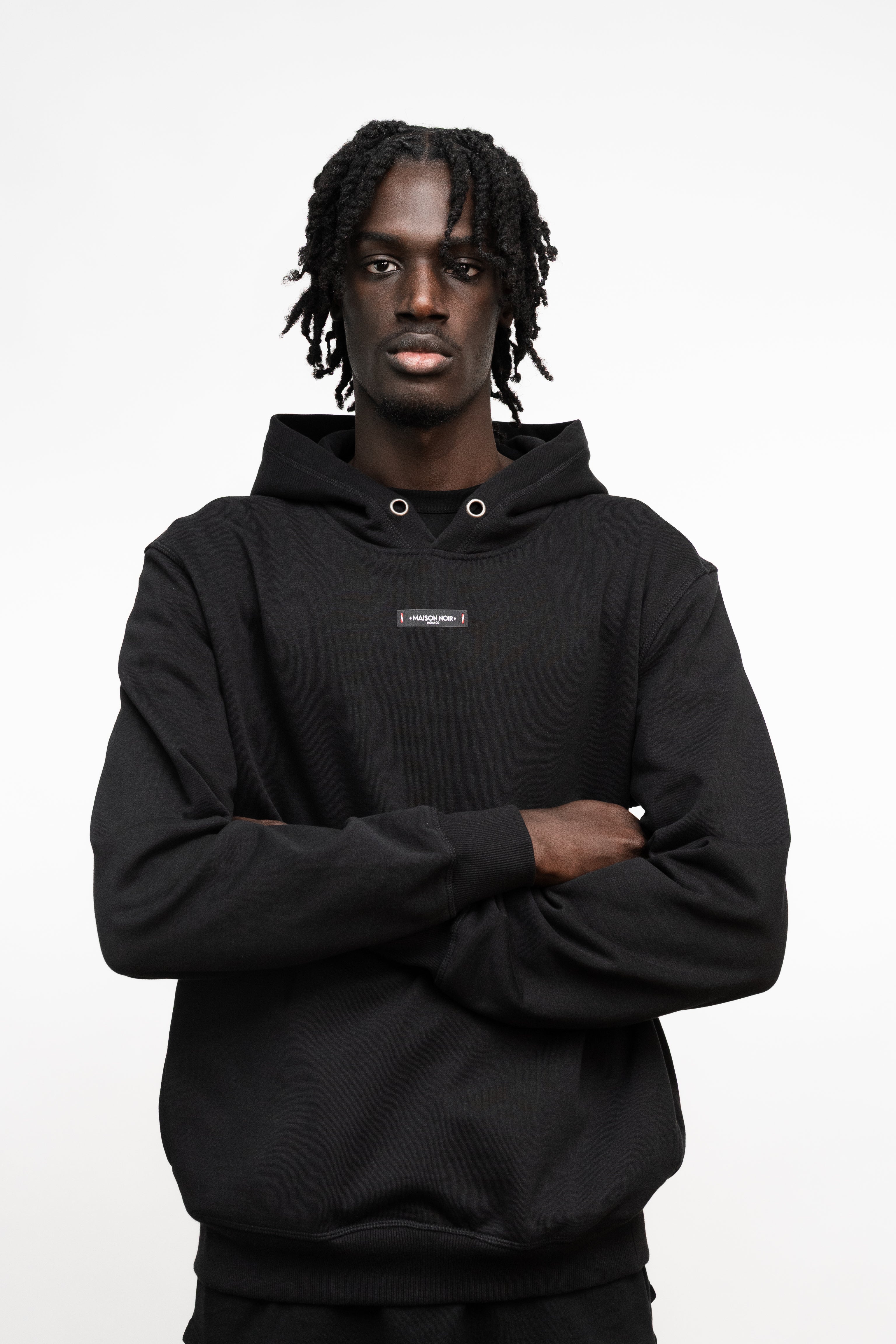 ESSENTIAL NOIR Recycled Unisex Hoodie Twinset
