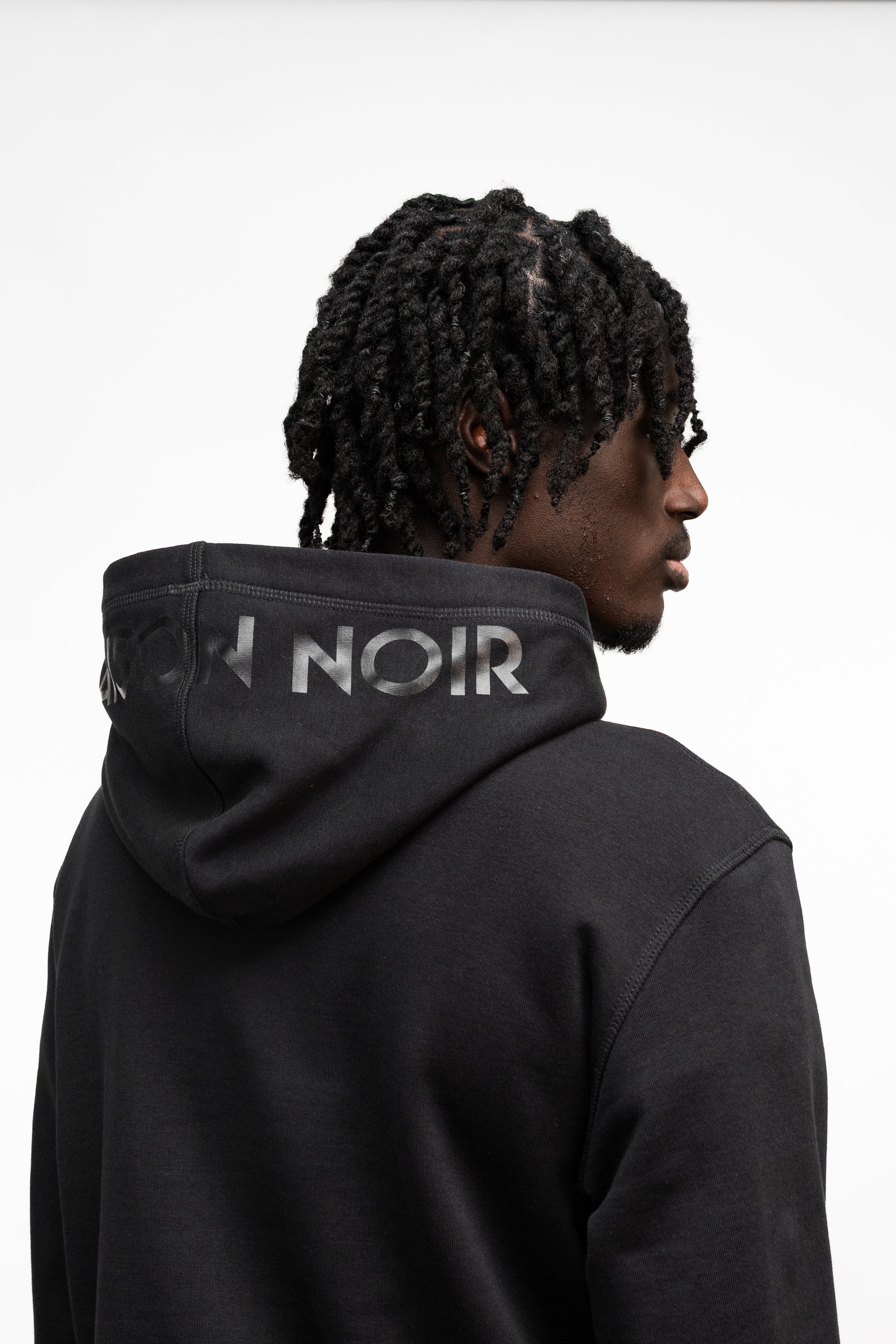 ESSENTIAL NOIR Recycled Unisex Hoodie Twinset
