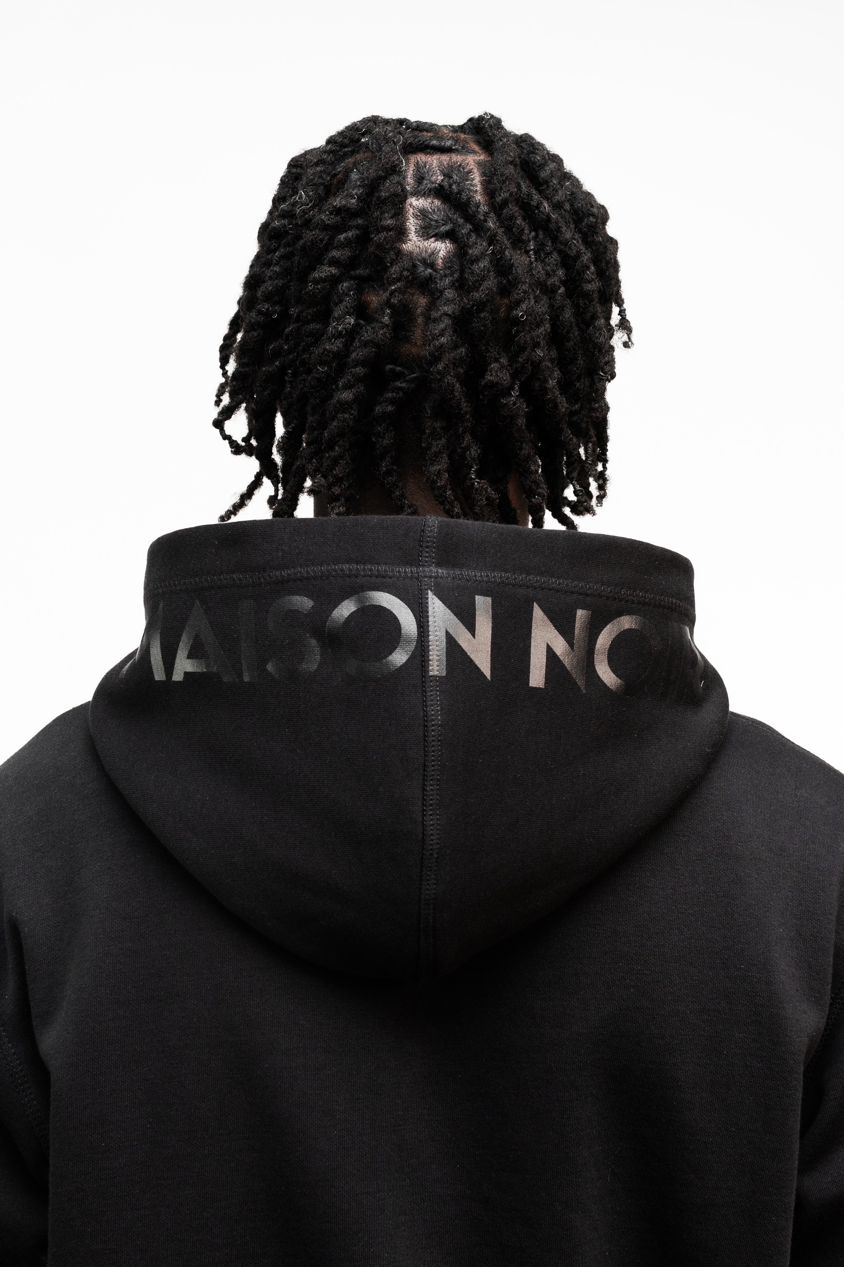 ESSENTIAL NOIR Recycled Unisex Hoodie Jacket