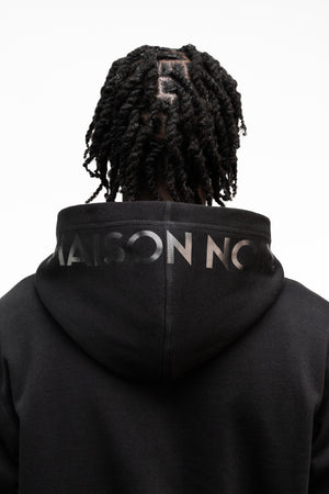 ESSENTIAL NOIR Recycled Unisex Hoodie Jacket