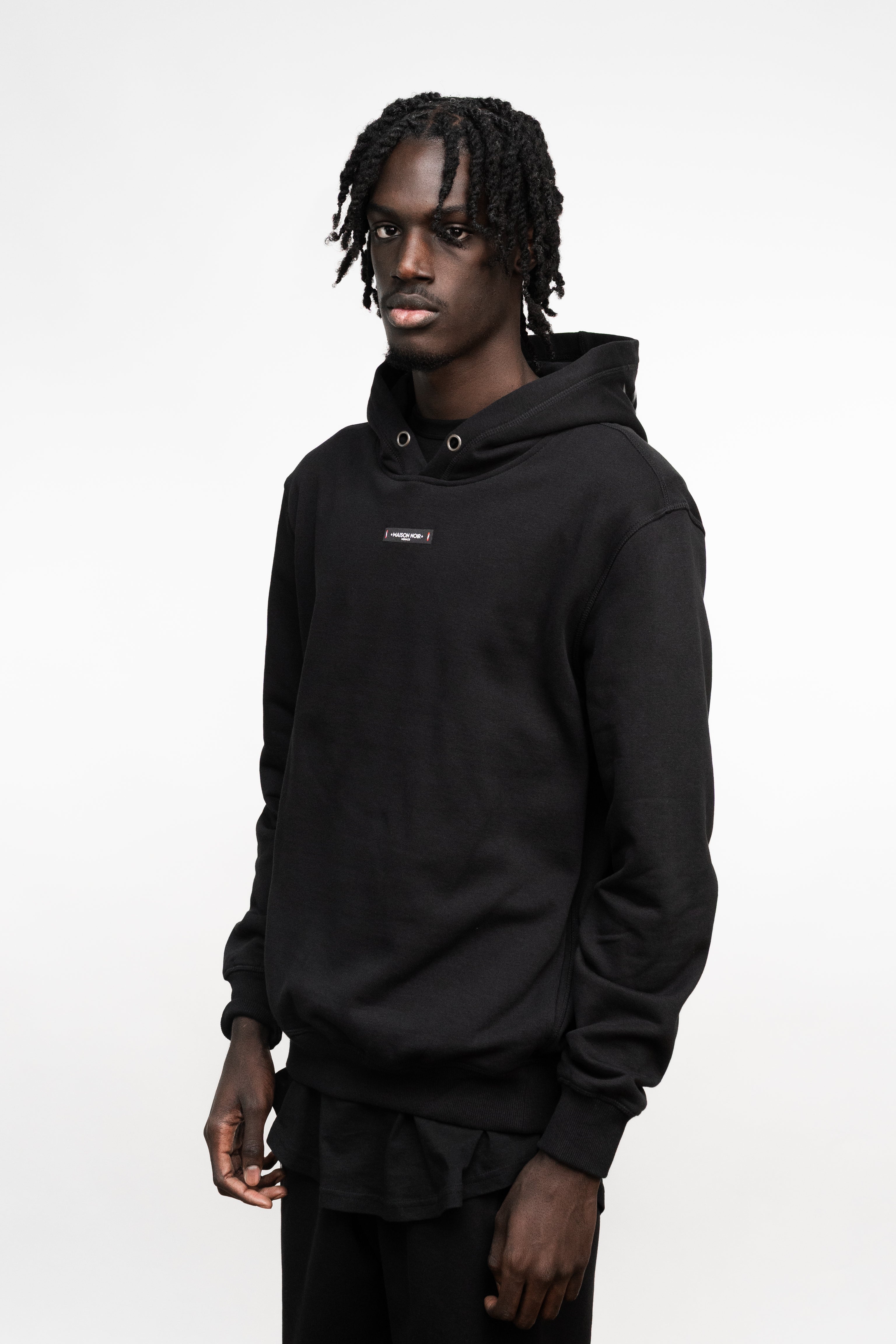 ESSENTIAL NOIR Recycled Unisex Hoodie Twinset