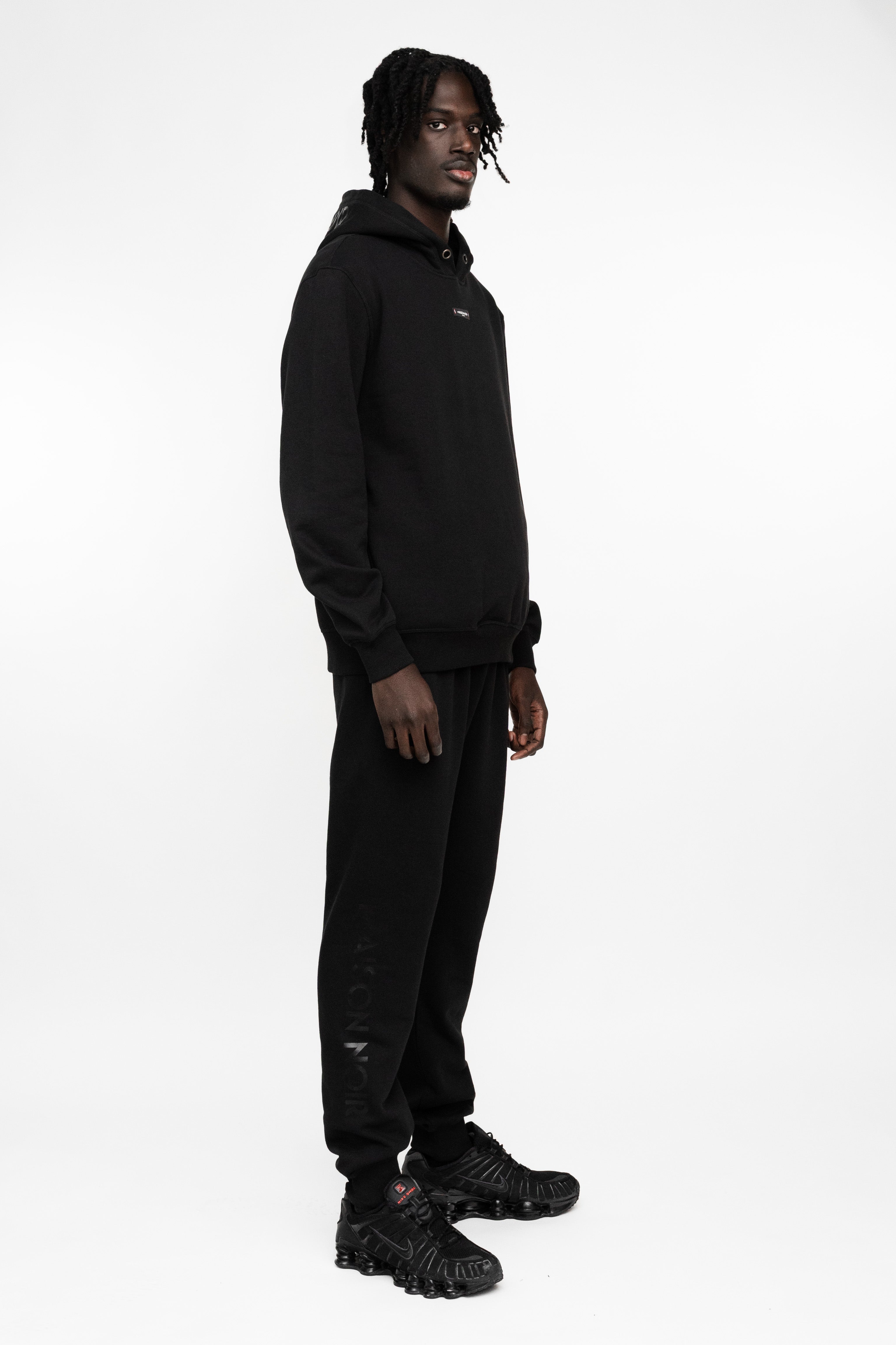 ESSENTIAL NOIR Recycled Unisex Hoodie Twinset