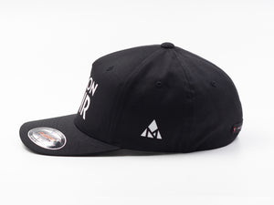 'Maison Noir' White on Black Baseball Cap
