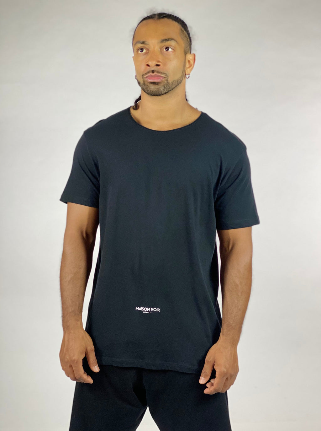 Classic Signature Extra Fine Cotton Tee Black